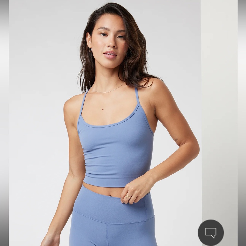 Vuori AllTheFeels™ Tank Women's Vuori BlissBlend™ Tank in Blue Quartz